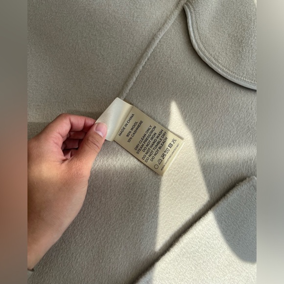 The Curated Wrap Coat, Taupe - Picture 7 of 8